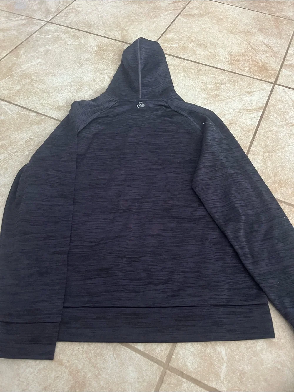 Warm Black Heather Performance Pullover Hoodie